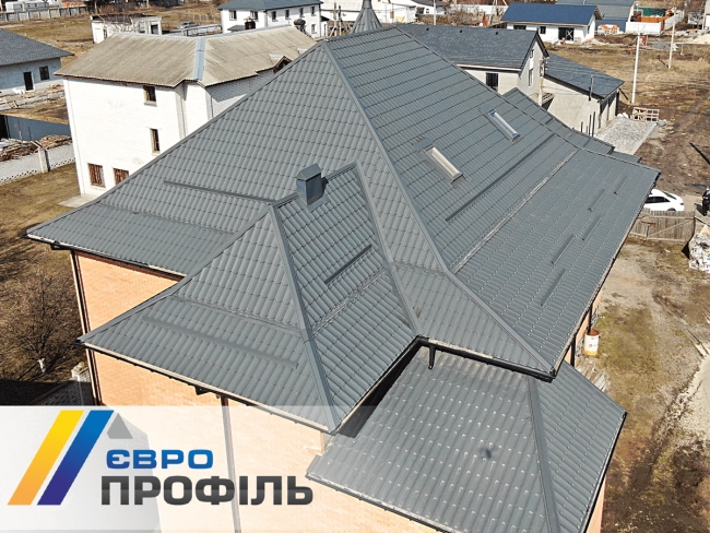 Металочерепиця Словаччина 7024 мат