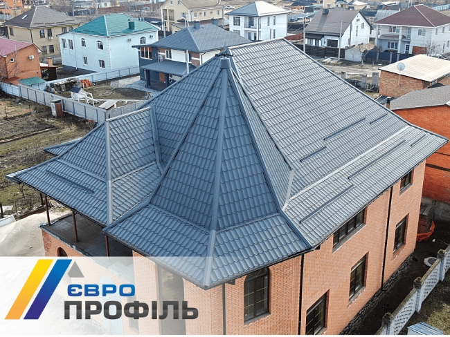 Металочерепиця Словаччина 7024 мат