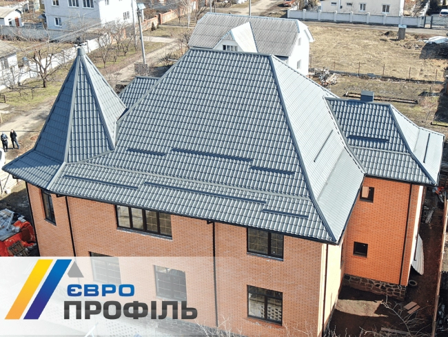 Металочерепиця Словаччина 7024 мат