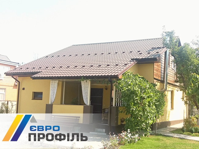 купити Кровля под ключ, Металлочерепица Монтерей 8017 мат Италия г. Черкассы