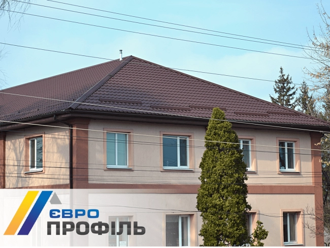 купити Реконструкция крыши, Металлочерепицы Монтерей RAL8017mat Словакия г. Золотоноша