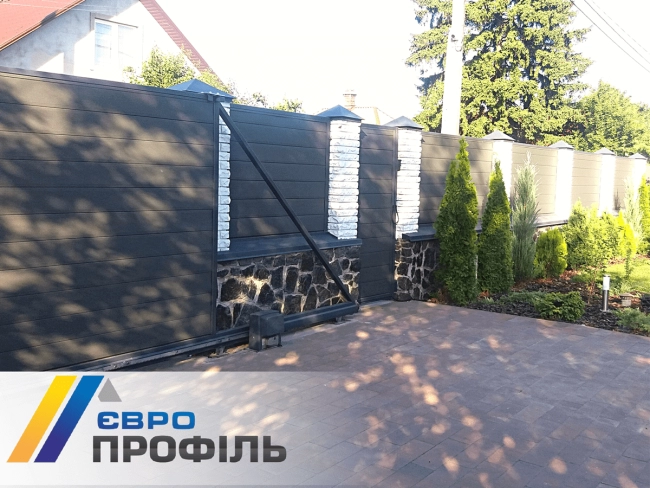 Забор бесшовна доска, блок хаус, сайдинг