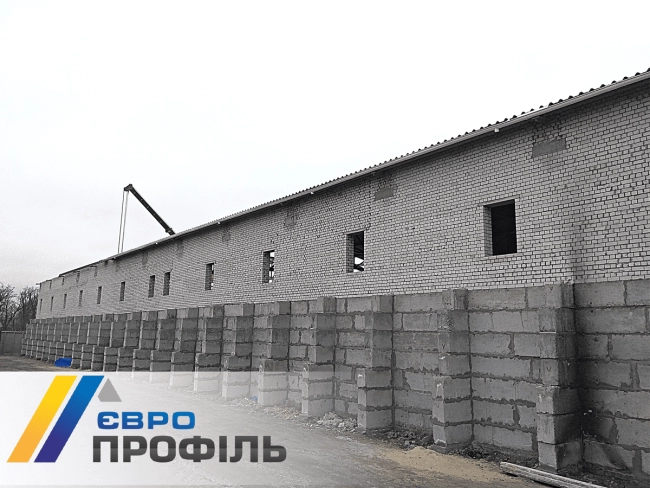 Монтаж ангара, монтаж металлических ферм Профнастил ПК-57 Черкассы