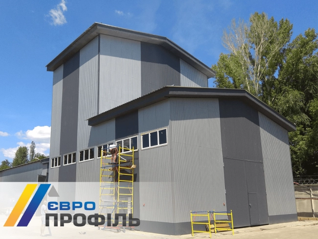 купити Продажа стенового профнастила ПС-10 RAL 9006 и RAL 7024 с. Новомосковск, Черкасская обл.