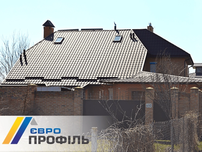 купити Металлочерепица Ретро RAL8017mat Италия (Arvedi) г. Черкассы